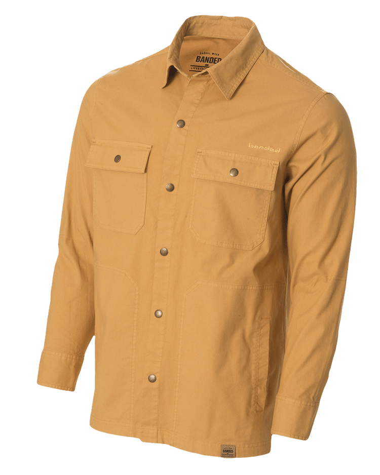 Banded Canvas Camp Shirt-Jacket B-Line 07